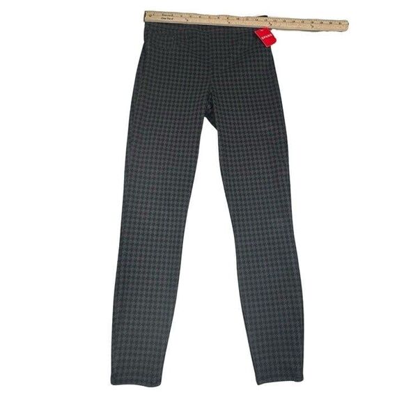 Spanx Women's Gray Houndstooth Jean-ish Ankle Leggings size Small - Picture 3 of 12